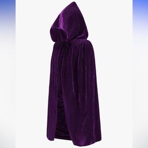 Purple Cape worn with Sarah Sanderson Hocus Pocus outfit